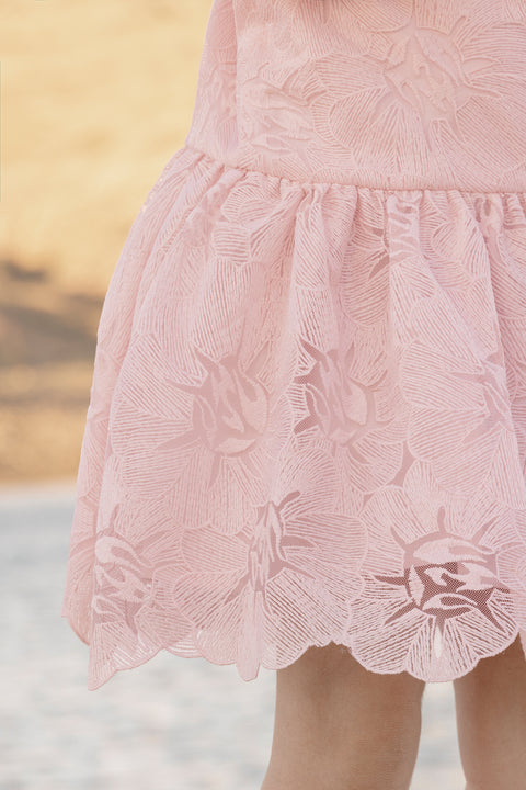 Robe - Rose pâle cérémonie - Image principale