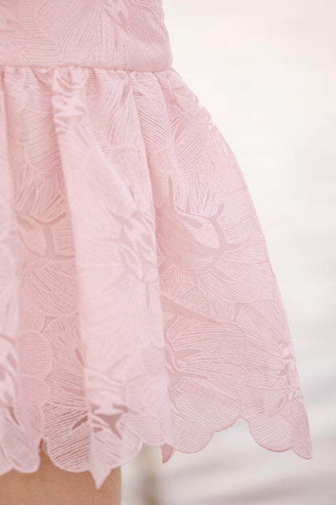 Robe - Rose pâle cérémonie - Image principale