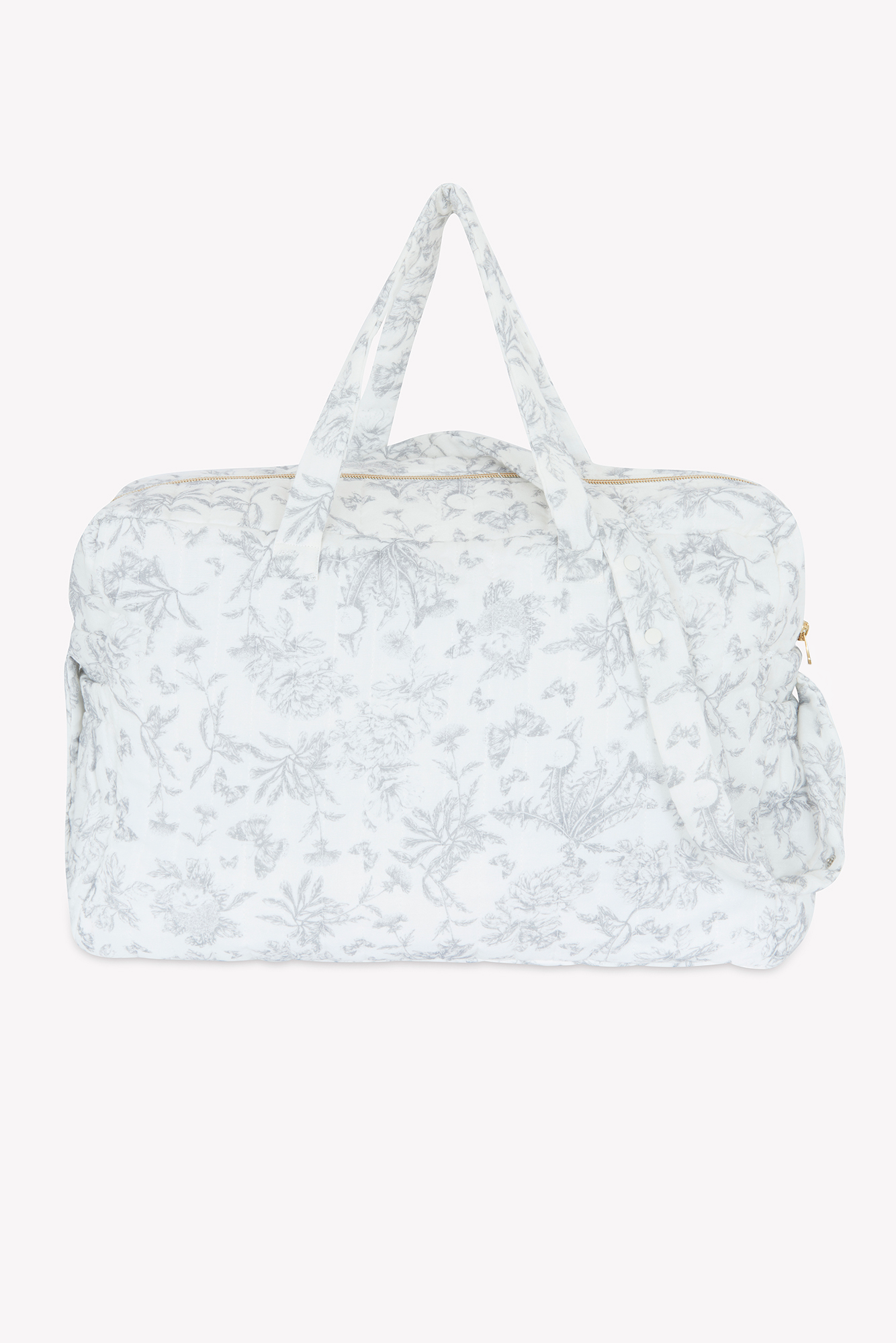 Sac à langer - Imprimé inspiration toile de jouy gris