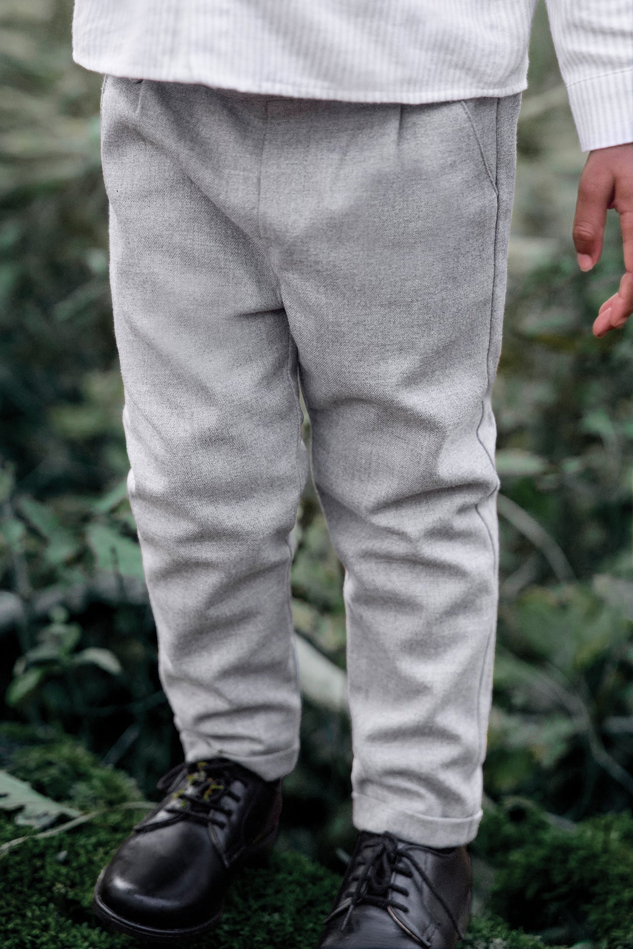 Hose - Flanell Grau China