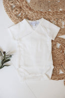 Body - Manches courtes coton maille pointelle