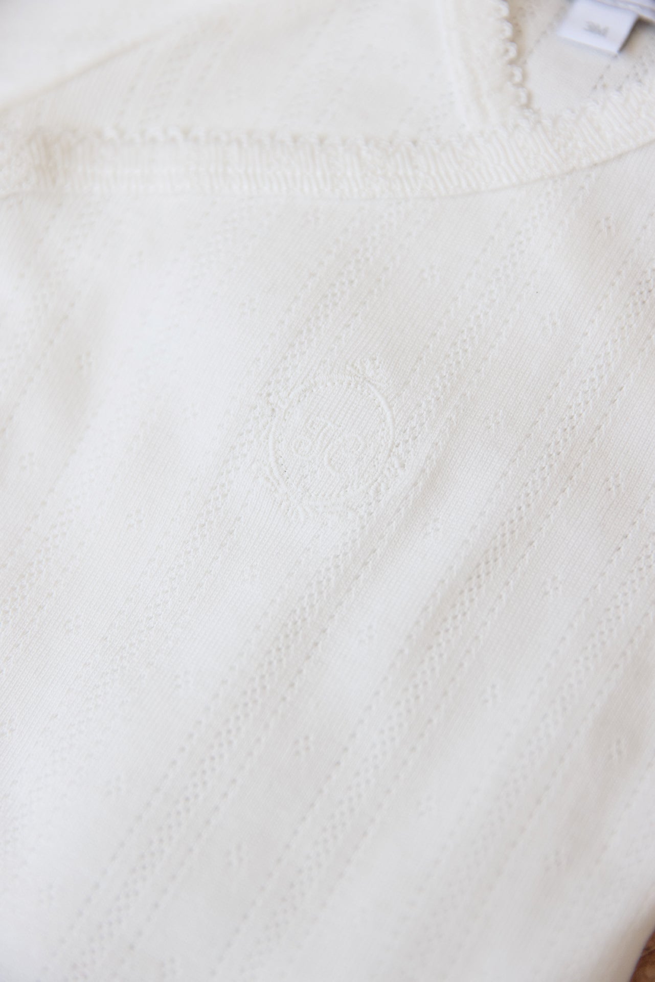 Body - Manches courtes coton maille pointelle