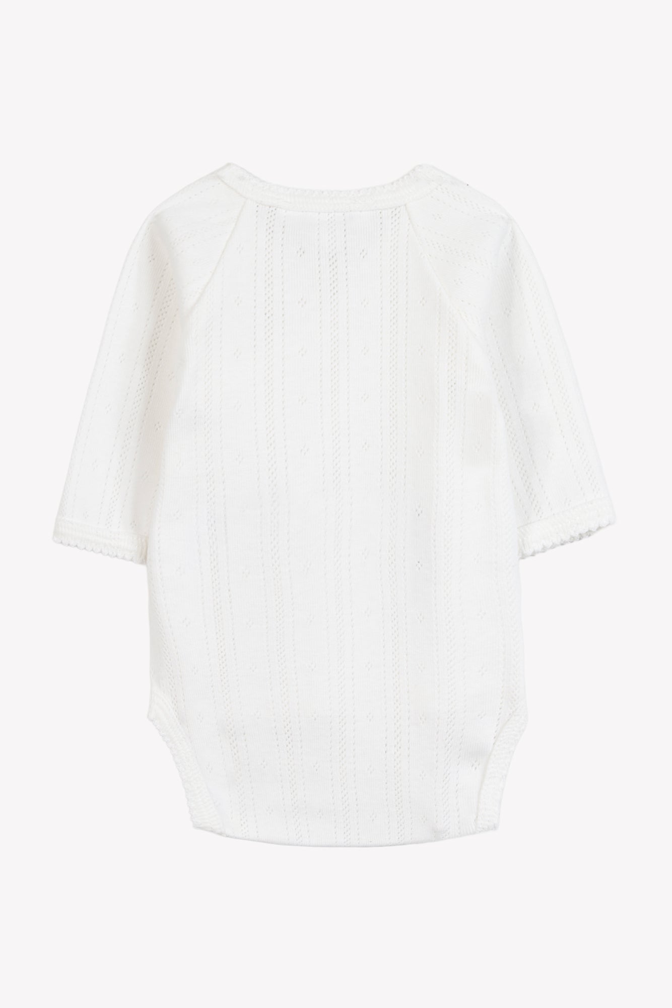Body - Manches longues coton maille pointelle