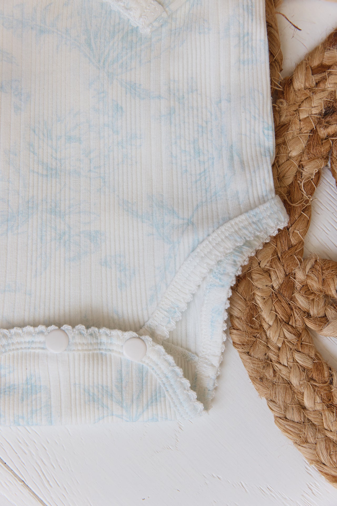 Body - Inspirierender Druck toile de jouy Hellblau