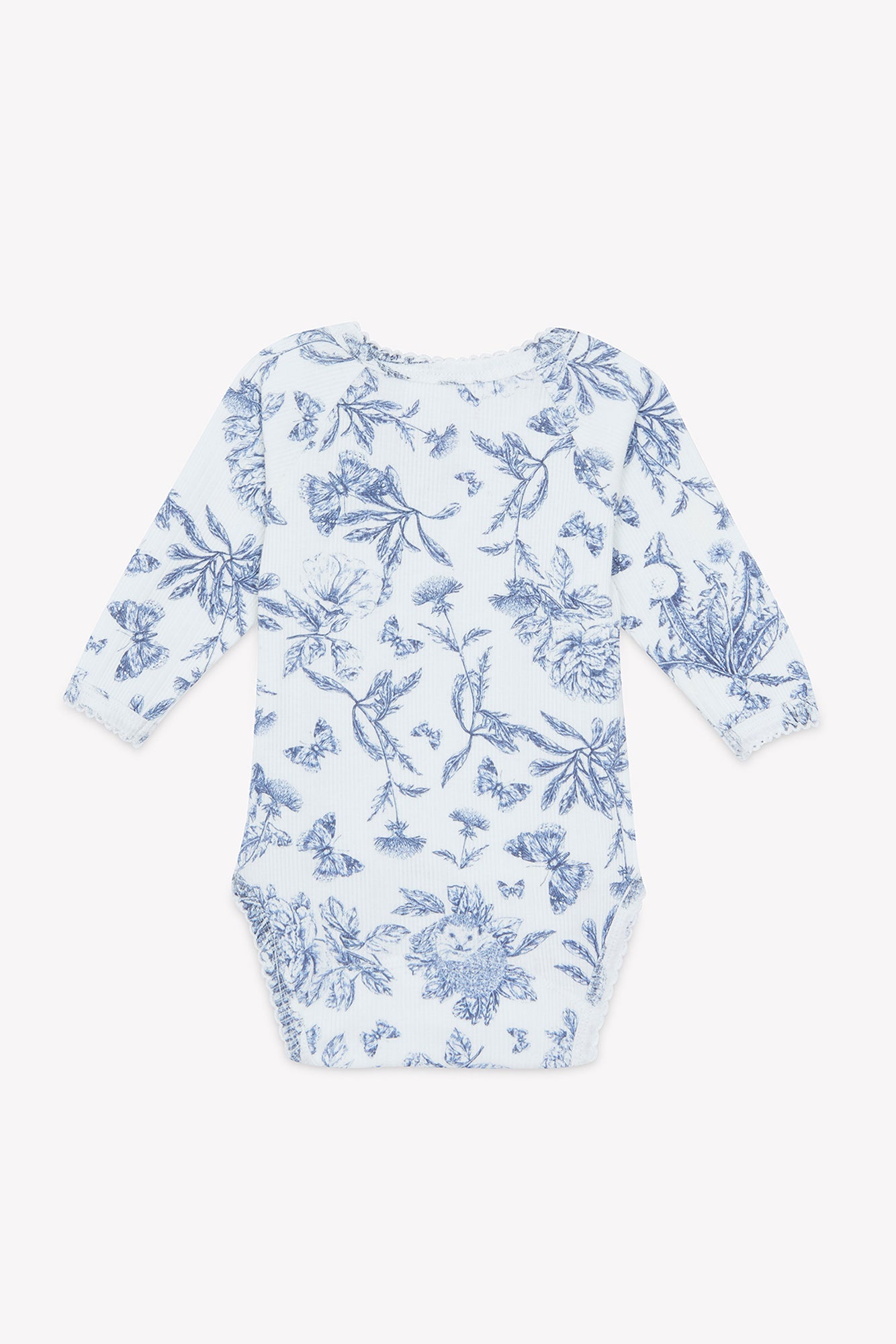 Body - Inspirierender Druck toile de jouy Blau