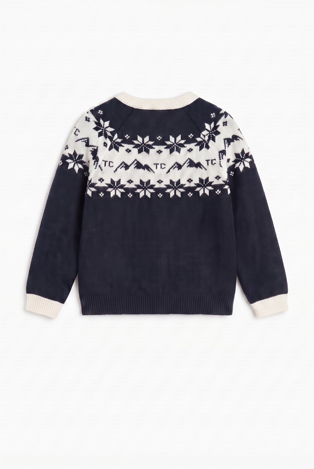 Pull - Marine laine jacquard Pyrenex x Tartine et Chocolat