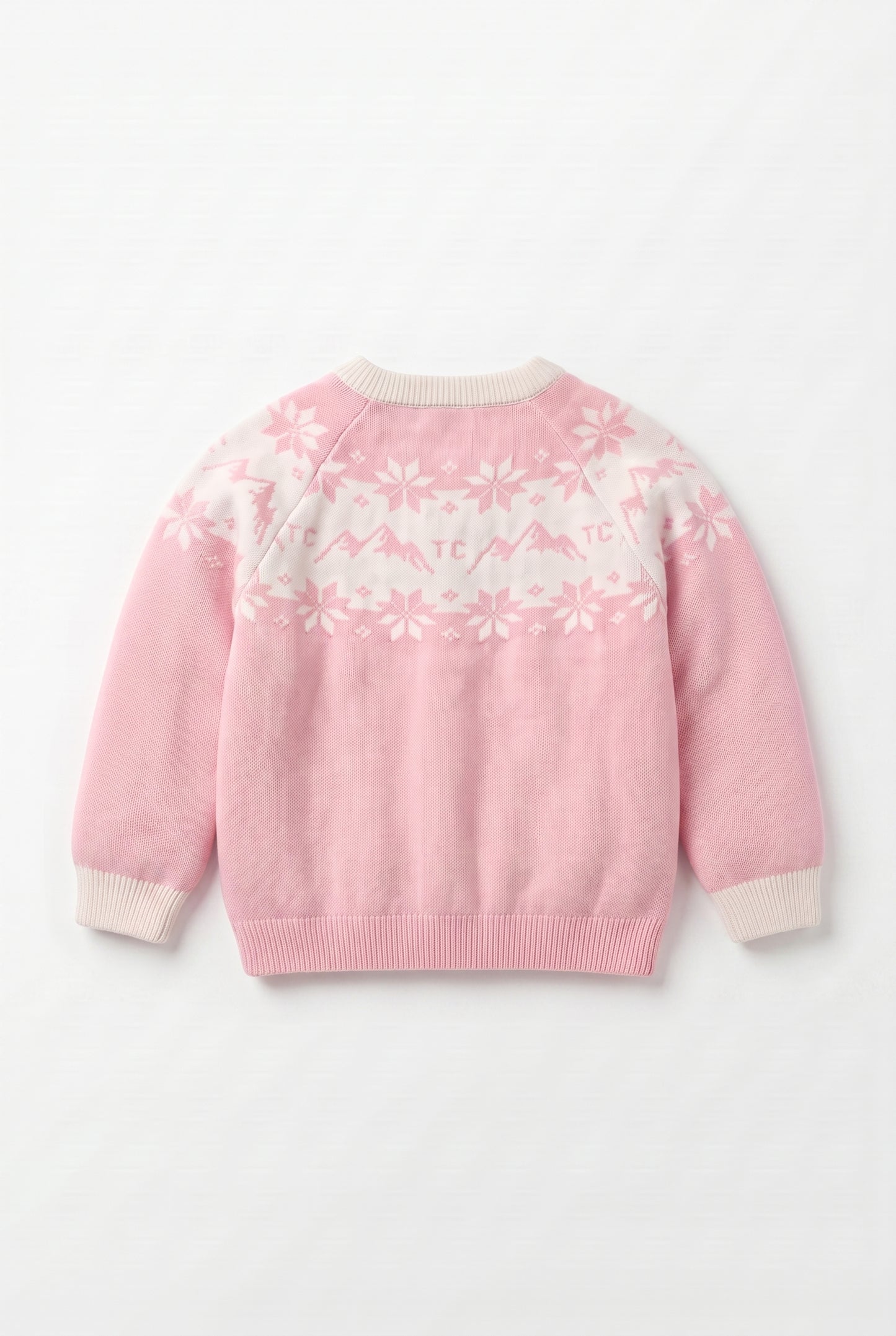 Pull - Rose laine jacquard Pyrenex x Tartine et Chocolat