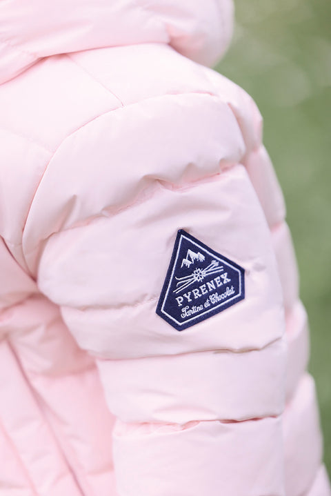 Daunenjacke - Rosa Innenausstattung aus Pyrenex x Sherpa Tartine et Chocolat - Image principale