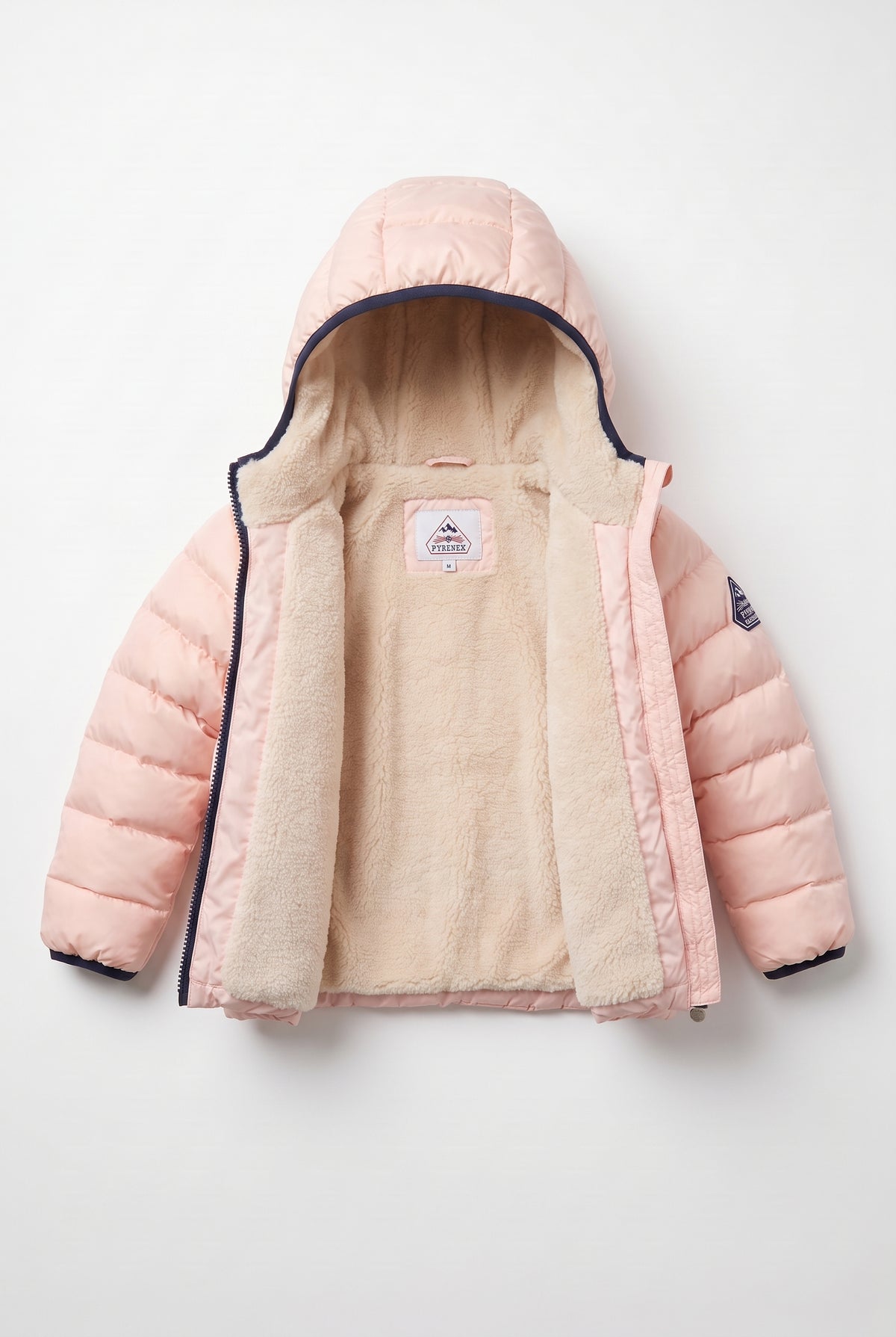 Daunenjacke - Rosa Innenausstattung aus Pyrenex x Sherpa Tartine et Chocolat