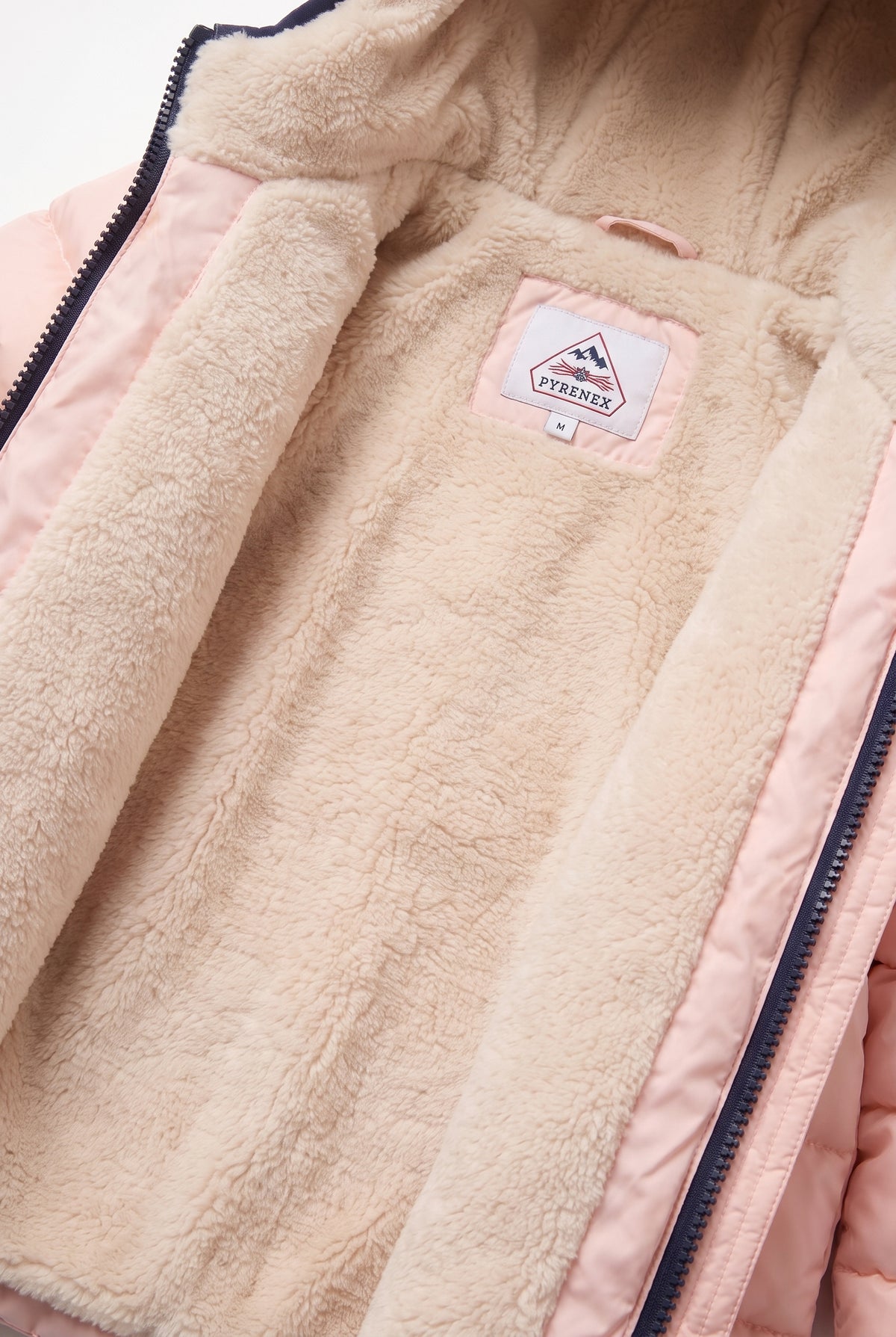 Daunenjacke - Rosa Innenausstattung aus Pyrenex x Sherpa Tartine et Chocolat
