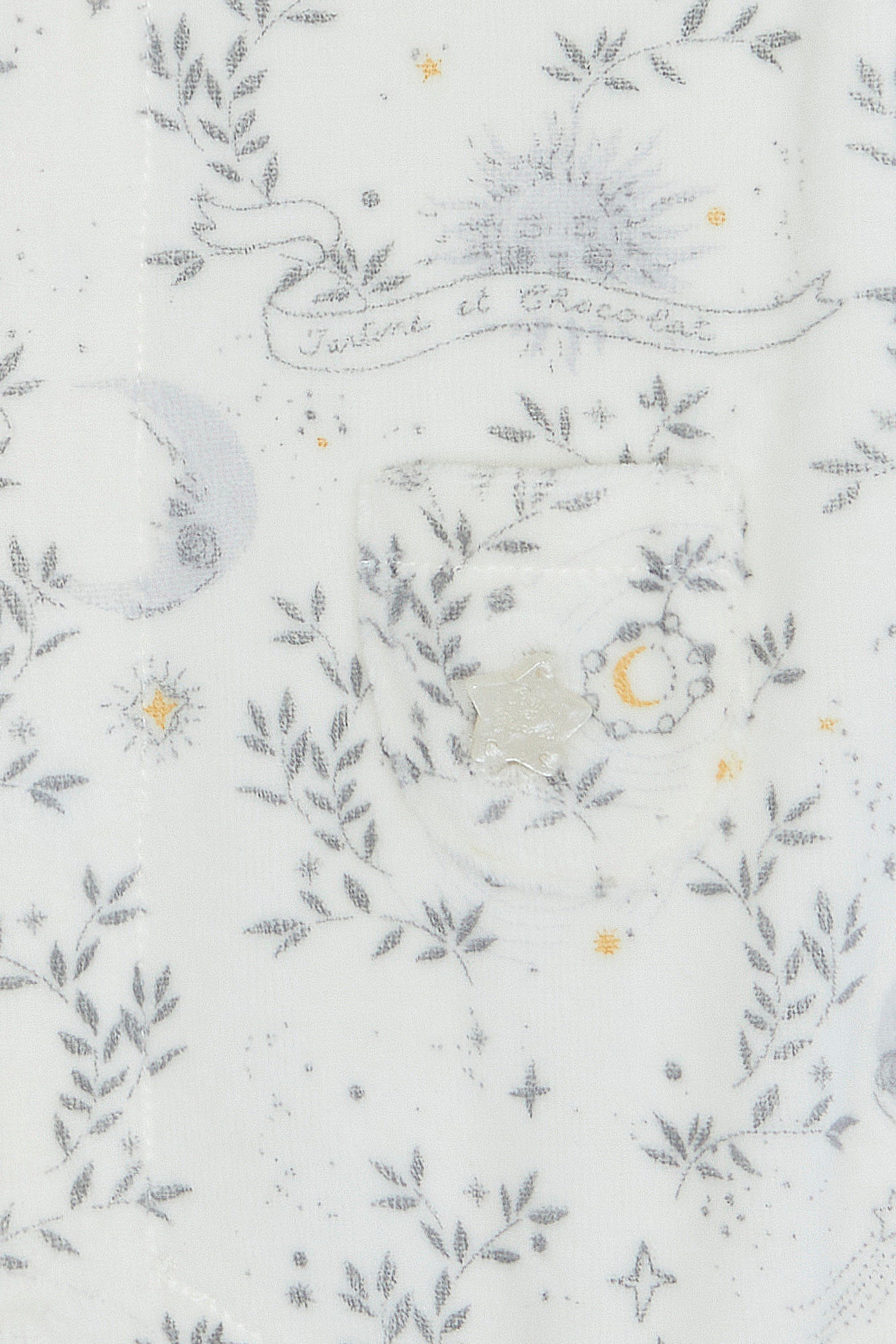 Pyjama - Imprimé rêve étoilé col claudine