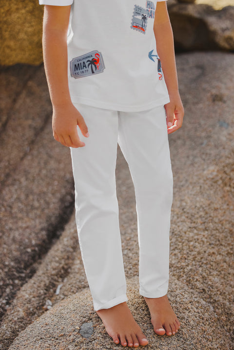 Trousers - White Twill - Image principale