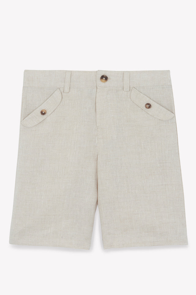 Kurze Hose - Heidesand Leinen - Image principale