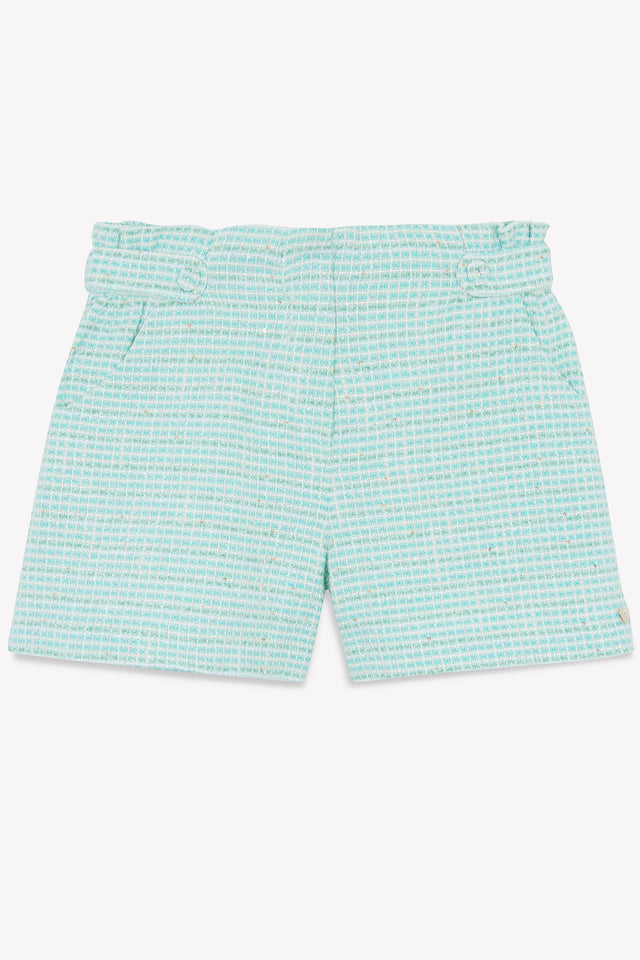 Short - Aigue marine tweed - Image principale