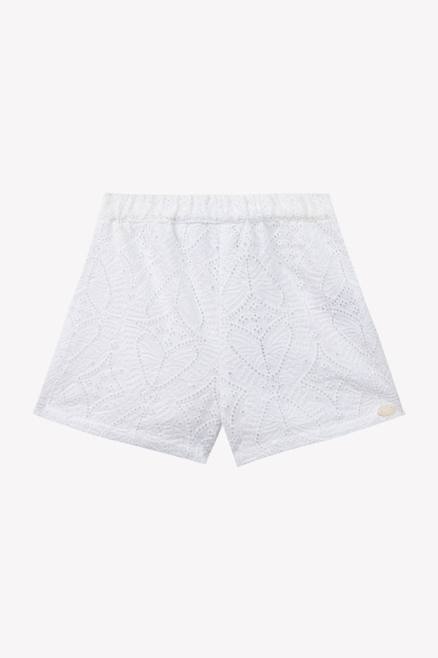 Short - Blanc broderies anglaises - Image principale