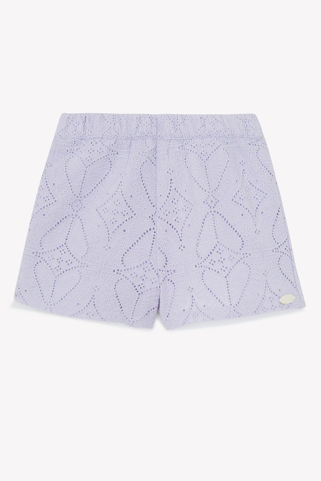 Short - Lila broderies anglaises - Image principale