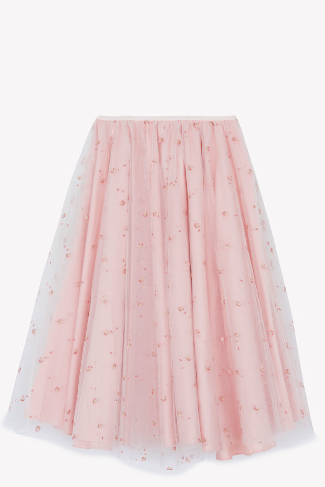 Jupe - Pivoine tulle fleurs - Image principale