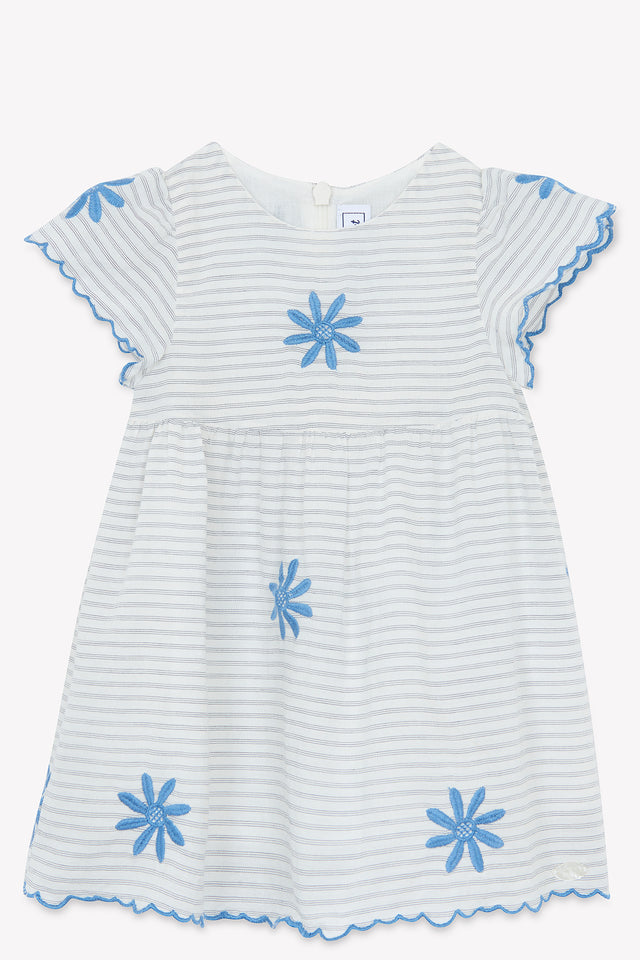 Kleid - Indigo Streifens - Image principale