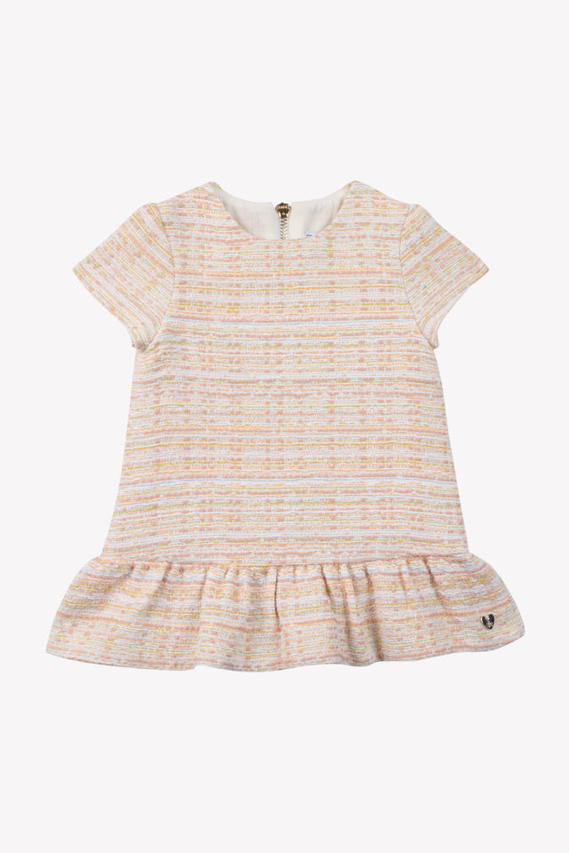 Kleid – Ecru-Tweed - Image principale