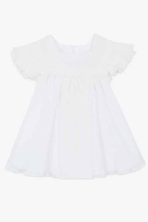 Robe - Blanc crochet - Image principale