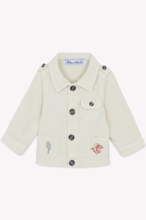 Chaqueta - Beis vaquero - Image principale