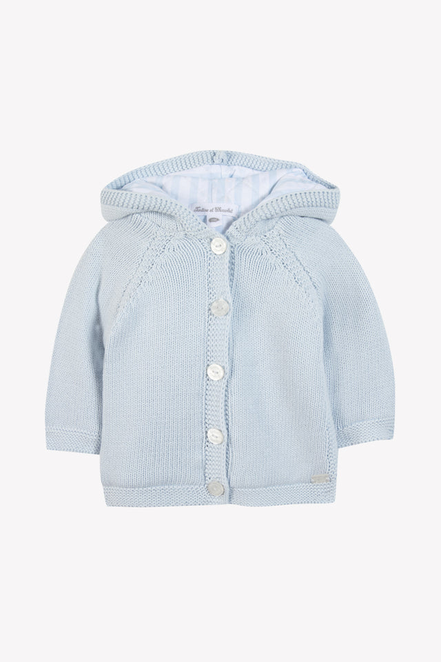 Mantel - Strickwaren Garda Hellblau - Image principale