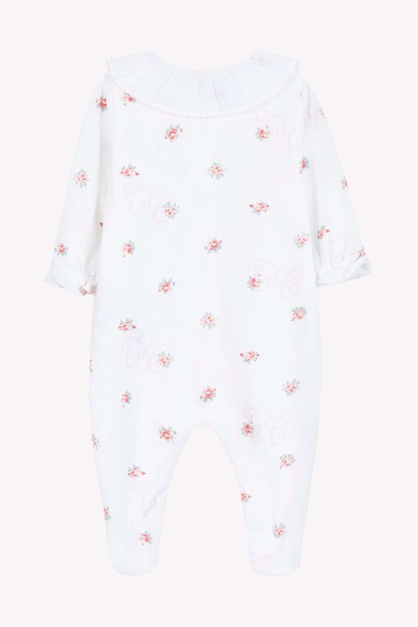 Pyjama - Blanc imprimé fleuri TC