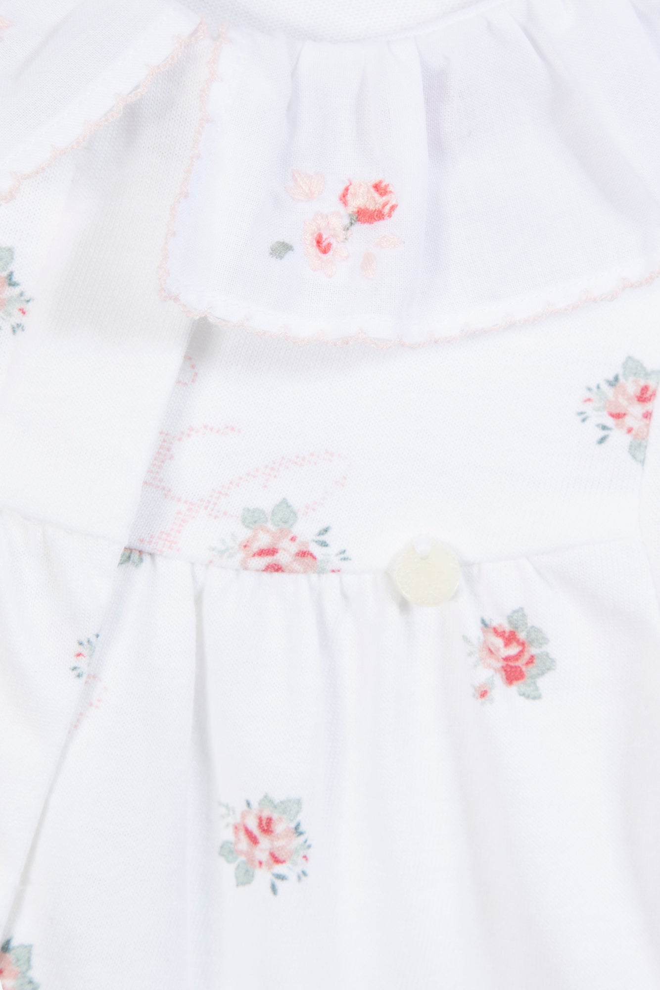 Pyjama - Blanc imprimé fleuri TC