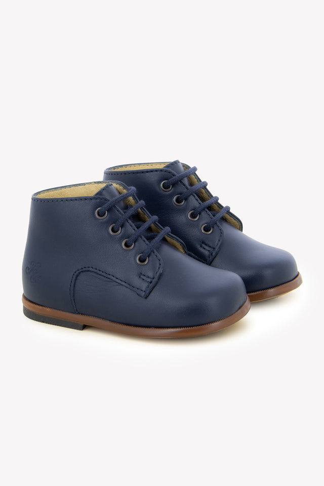 Derbys – Leder Marineblau - Image principale