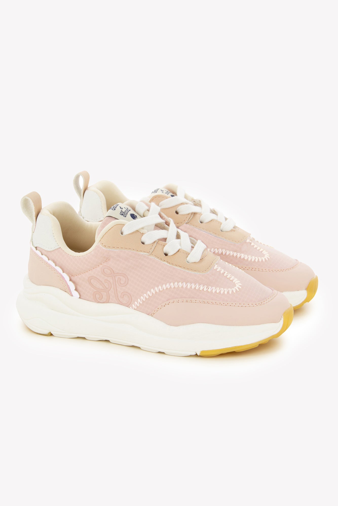 Baskets - Cuir rose