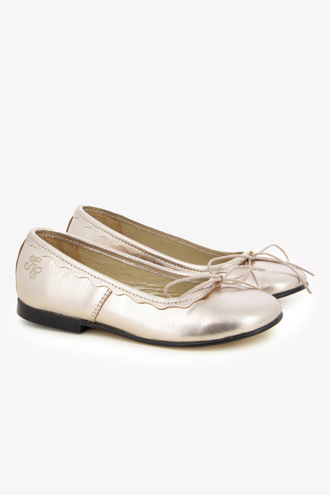Ballerines - Cuir or - Image principale