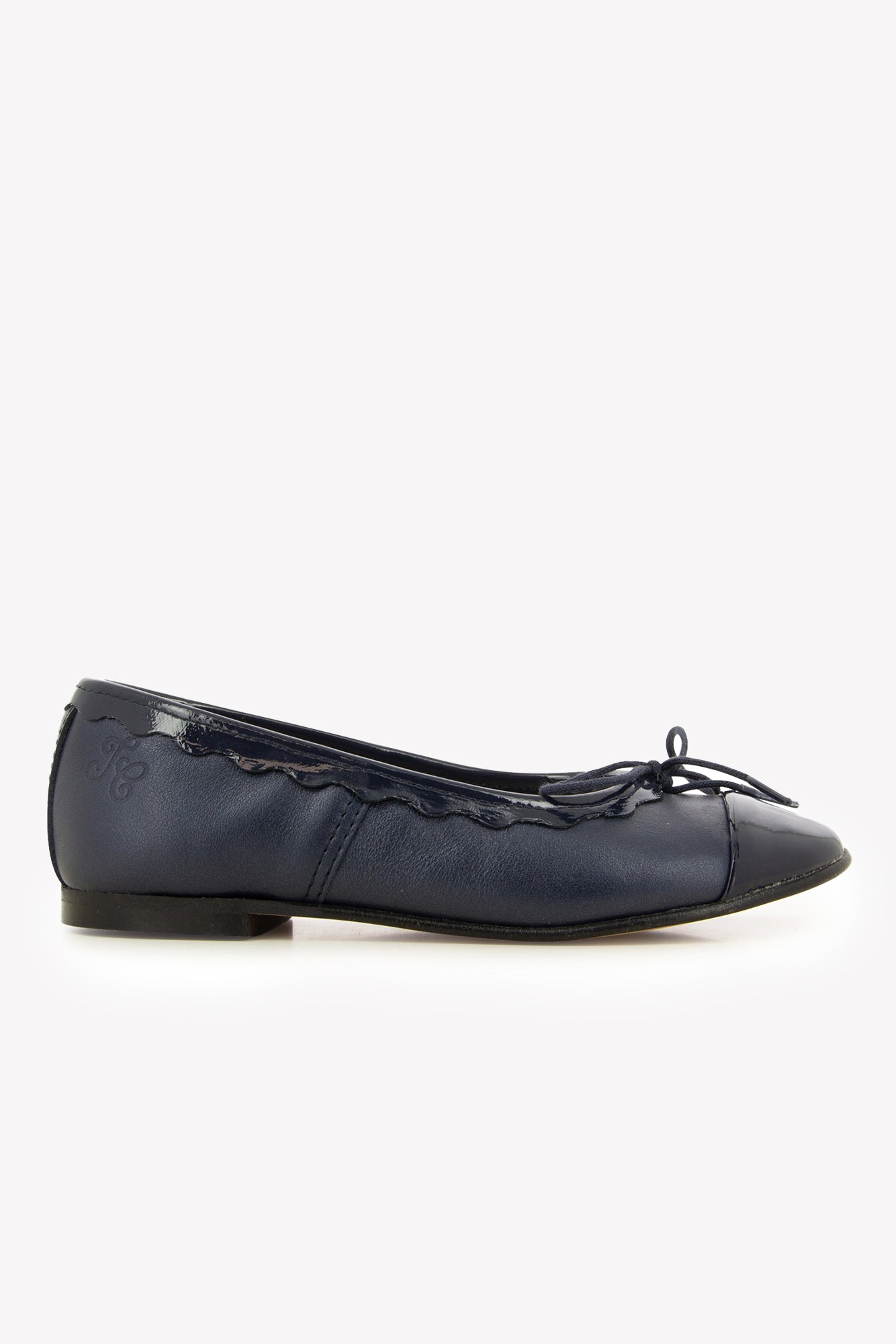 Ballerines - Cuir marine