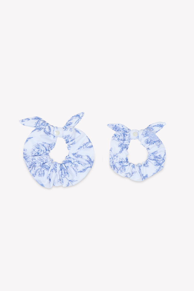 Elastici - Blu vivace Stampaispirazione Toile de Jouy - Image principale