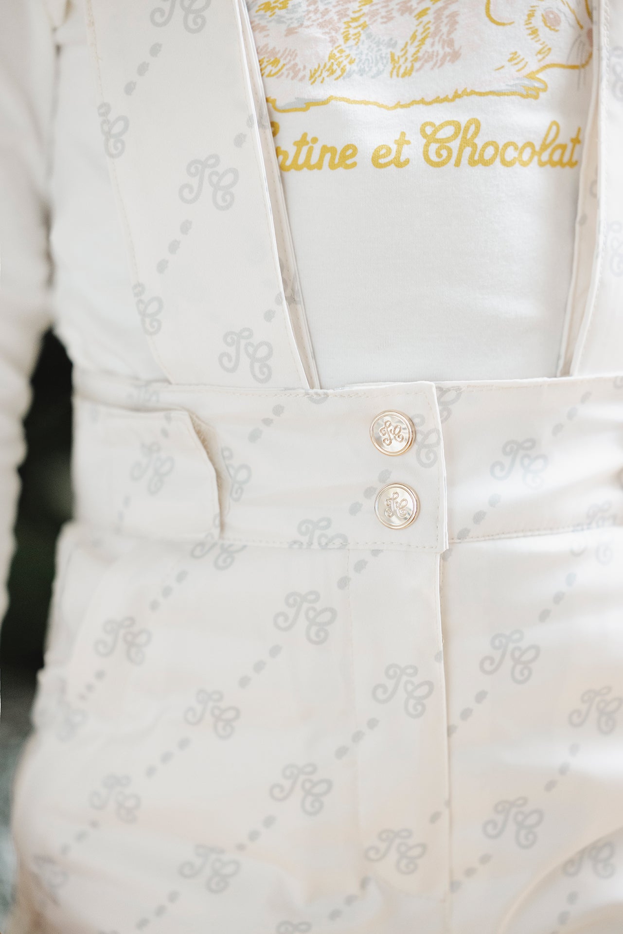 Ski -broek - TC monogram ecru