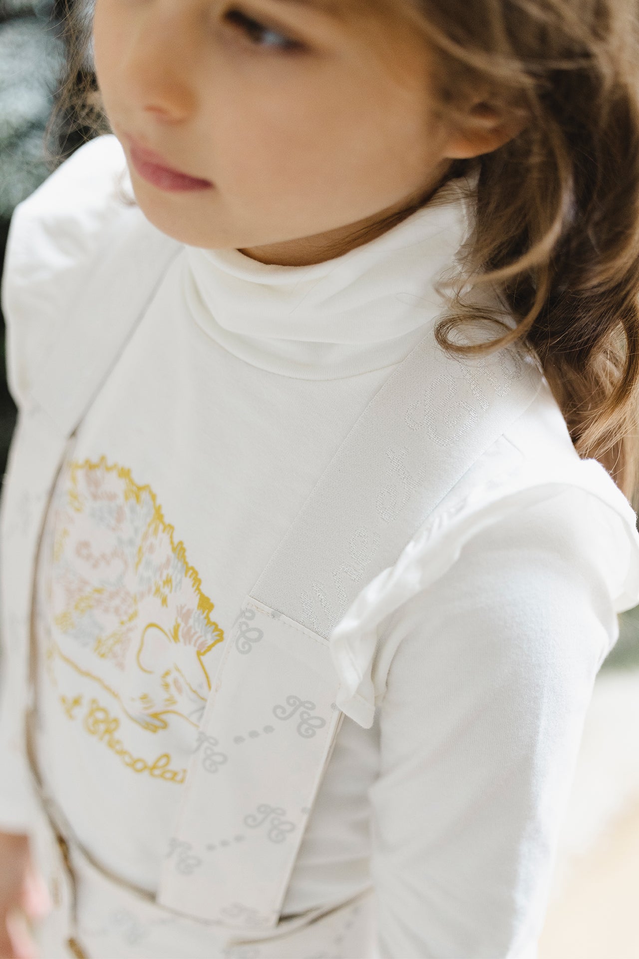 Unter Pullover - Ecru Bio -Baumwolle