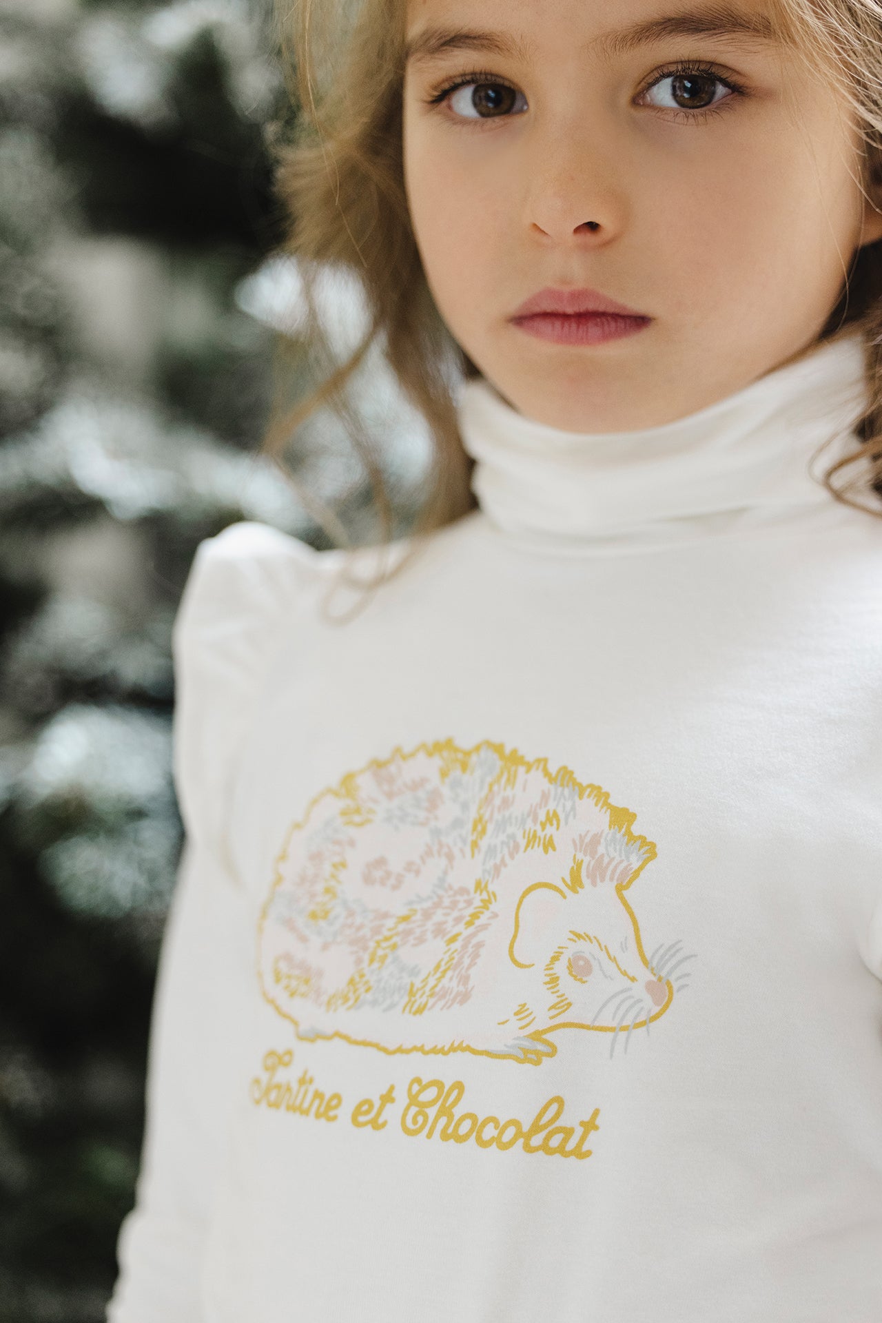 Unter Pullover - Ecru Bio -Baumwolle