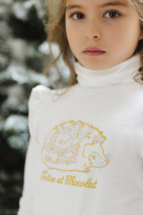 Sous pull - Ecru coton organique - Image principale