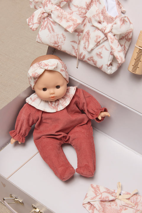 Clarisse Koffer - Minikane x Tartine et Chocolat Toile de Jouy Rosa - Image principale