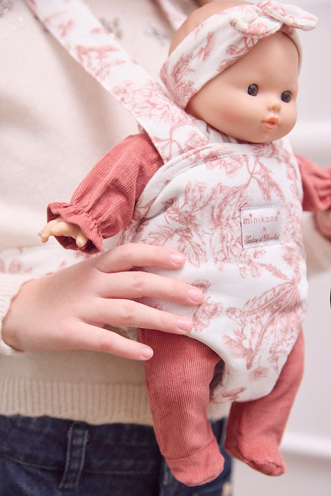 Door Baby doll - Minikane x Tartine et Chocolat Toile de Jouy Pink - Image principale
