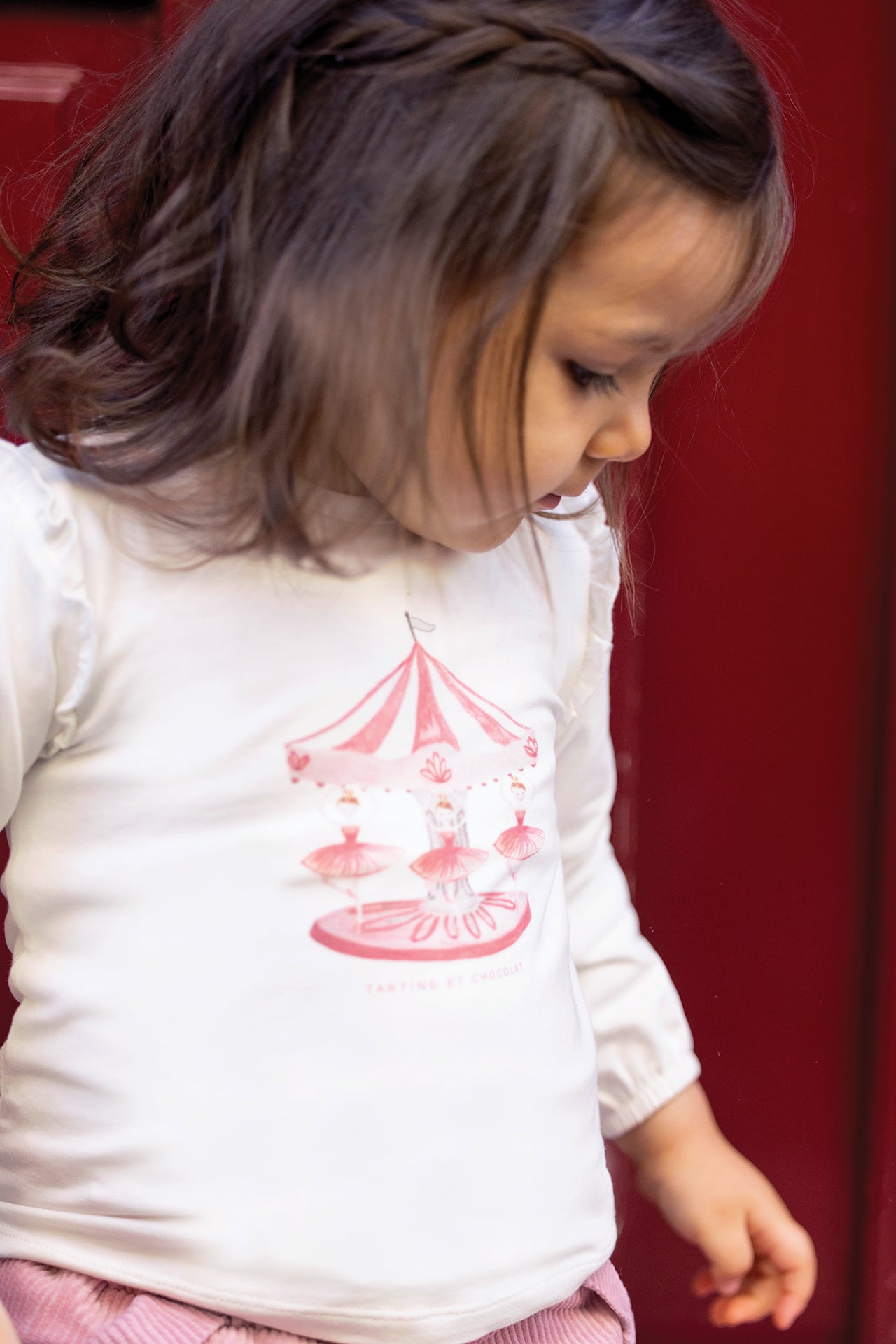 T-shirt - Praline illustration manège