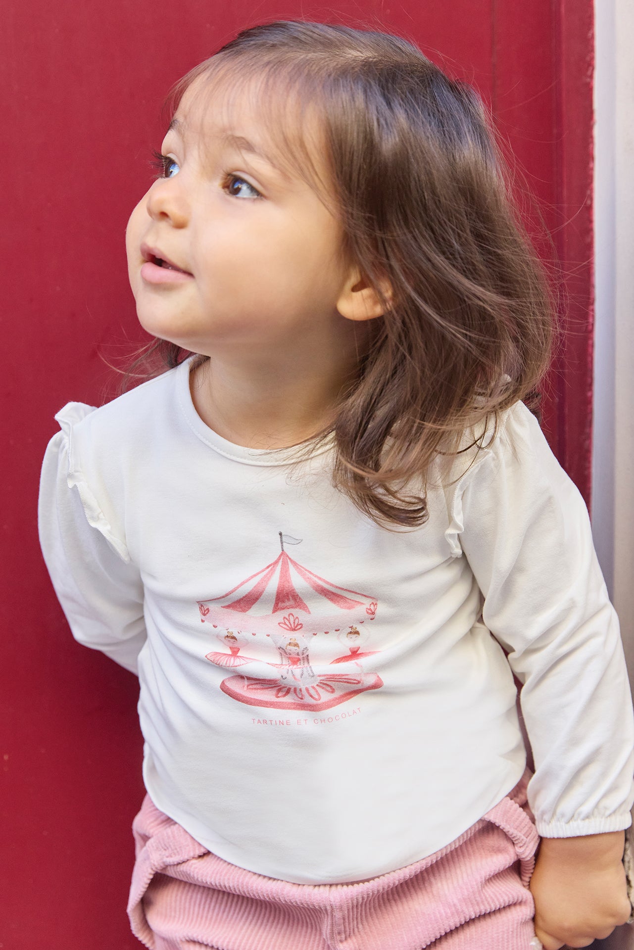 T-shirt - Praline illustration manège