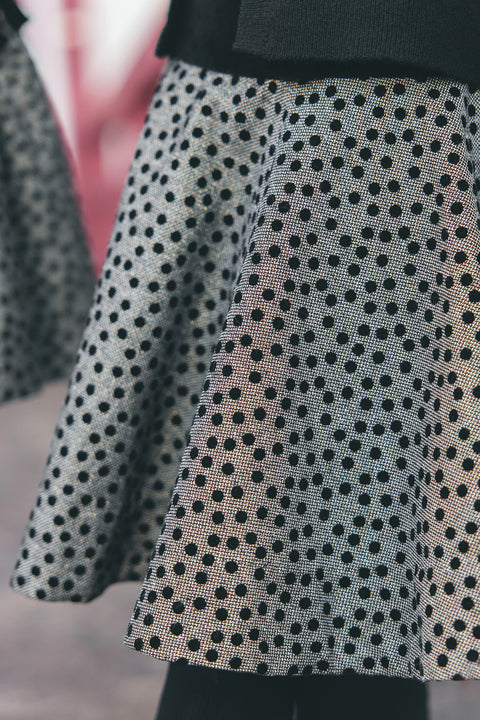 Jupe - Noir à pois - Image principale