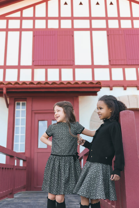 Cardigan - Noir nœuds - Image principale