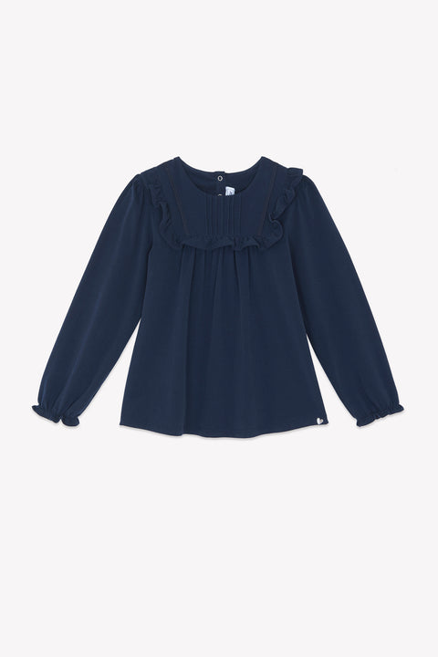 T-shirt - Marine volanté - Image principale