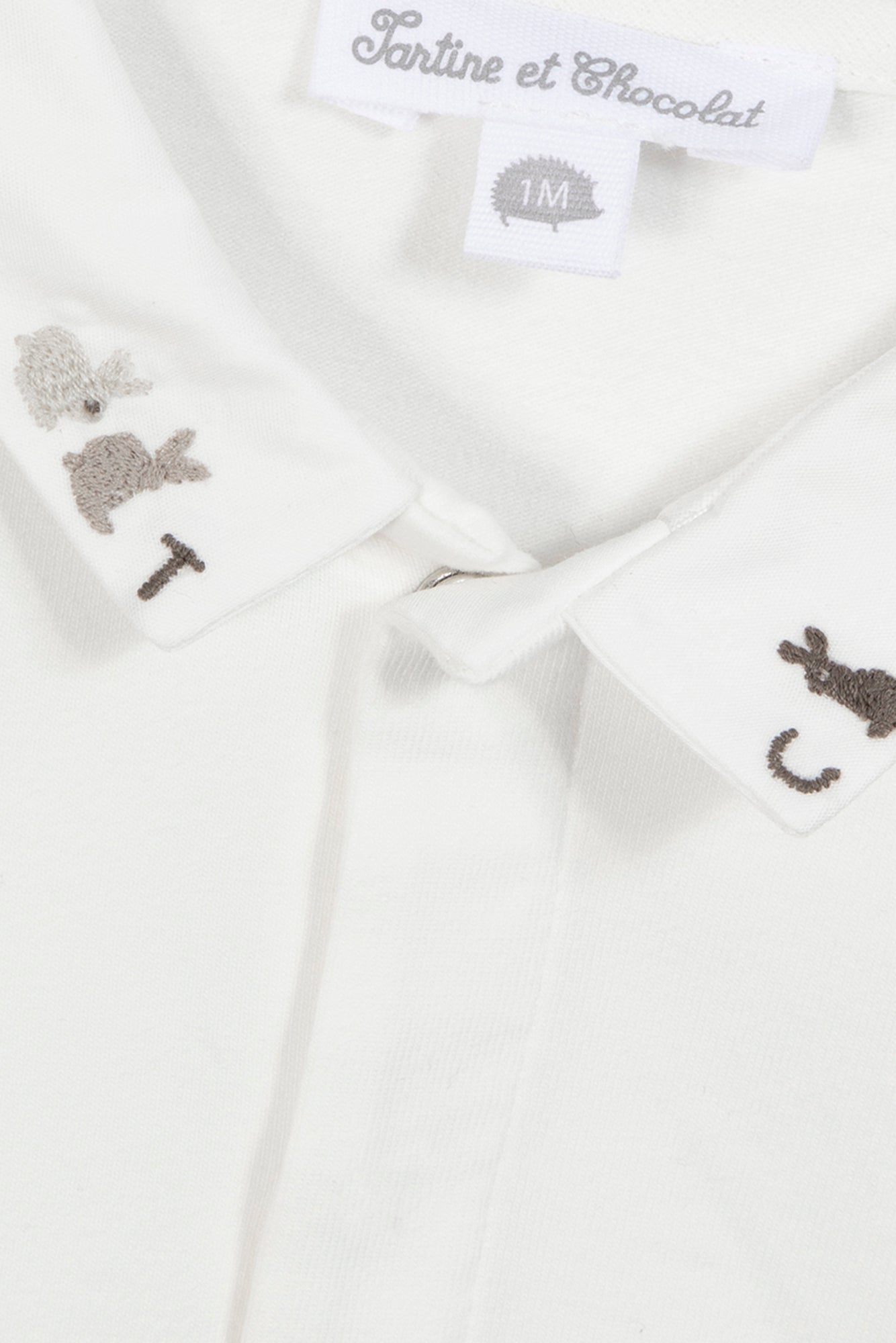 Lichaam - Ecru Borduurwerk konijn