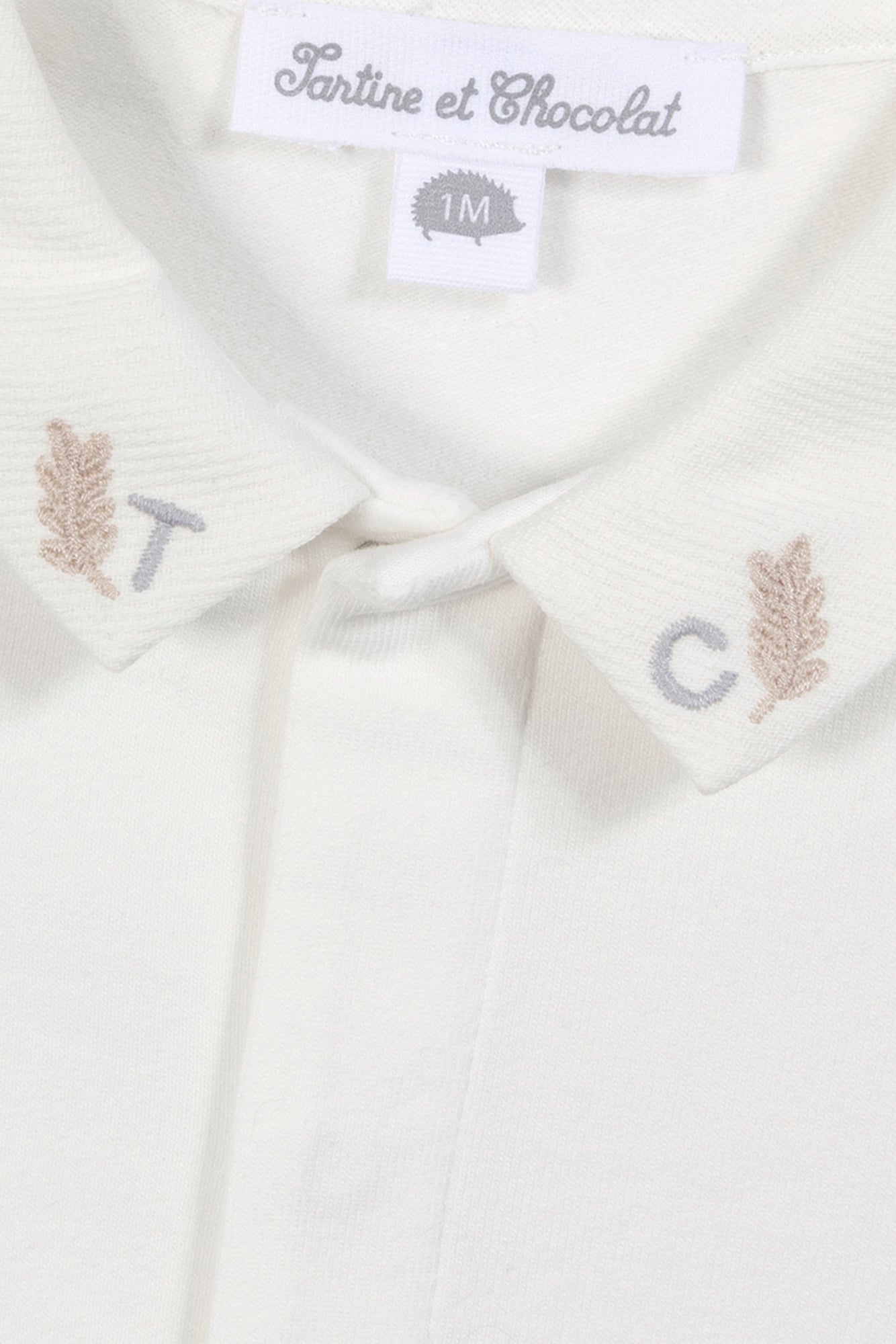 Body - Hellgrau Spitzkragen