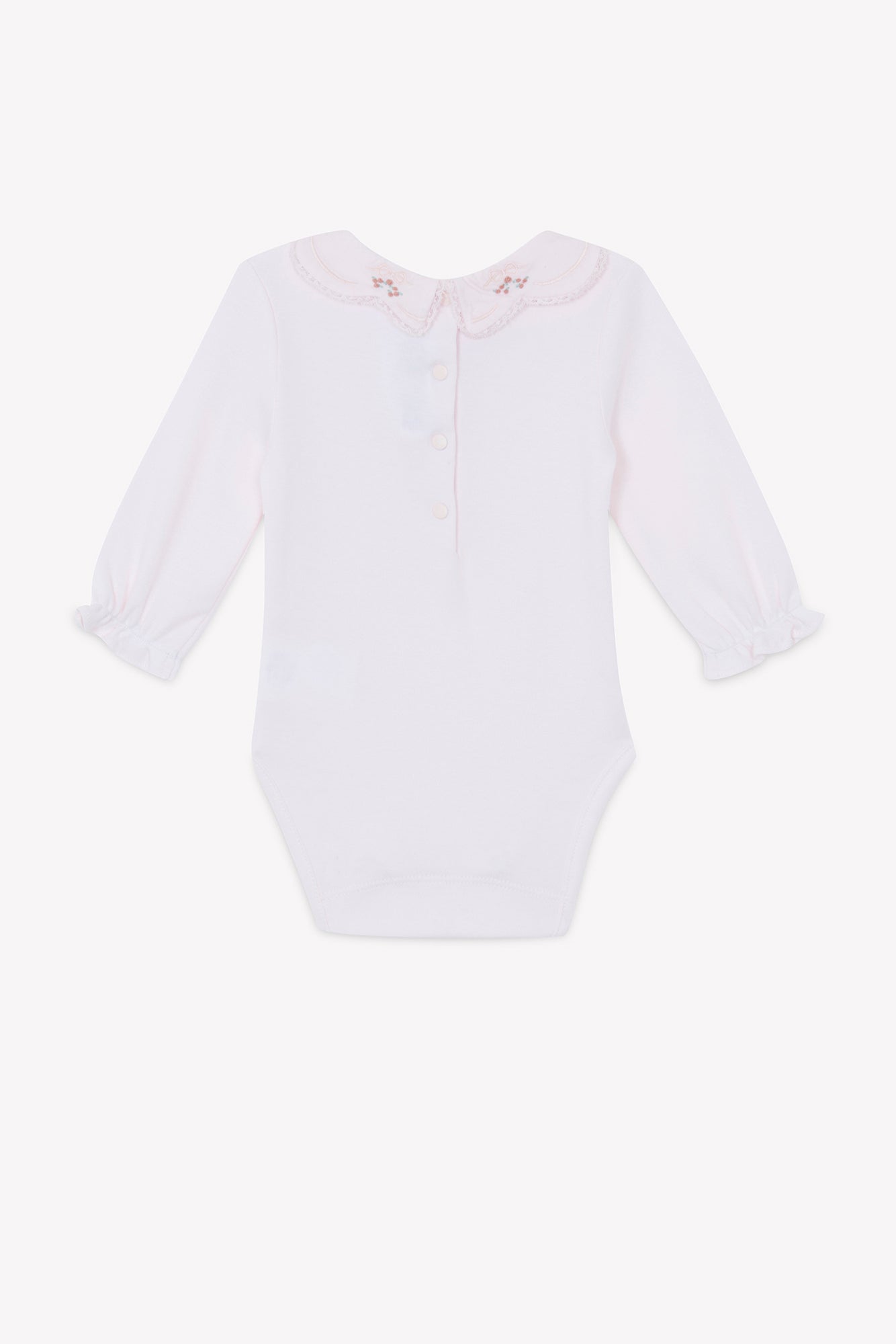 Body - Rose pâle broderie petits trésors