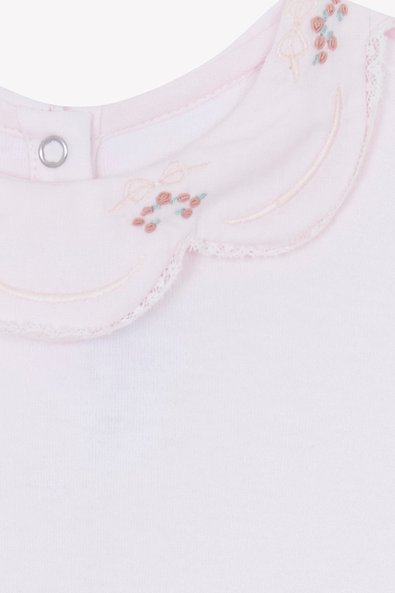 Body - Rose pâle broderie petits trésors