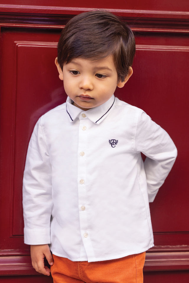 Chemise - Blanche monogramme TC - Image principale