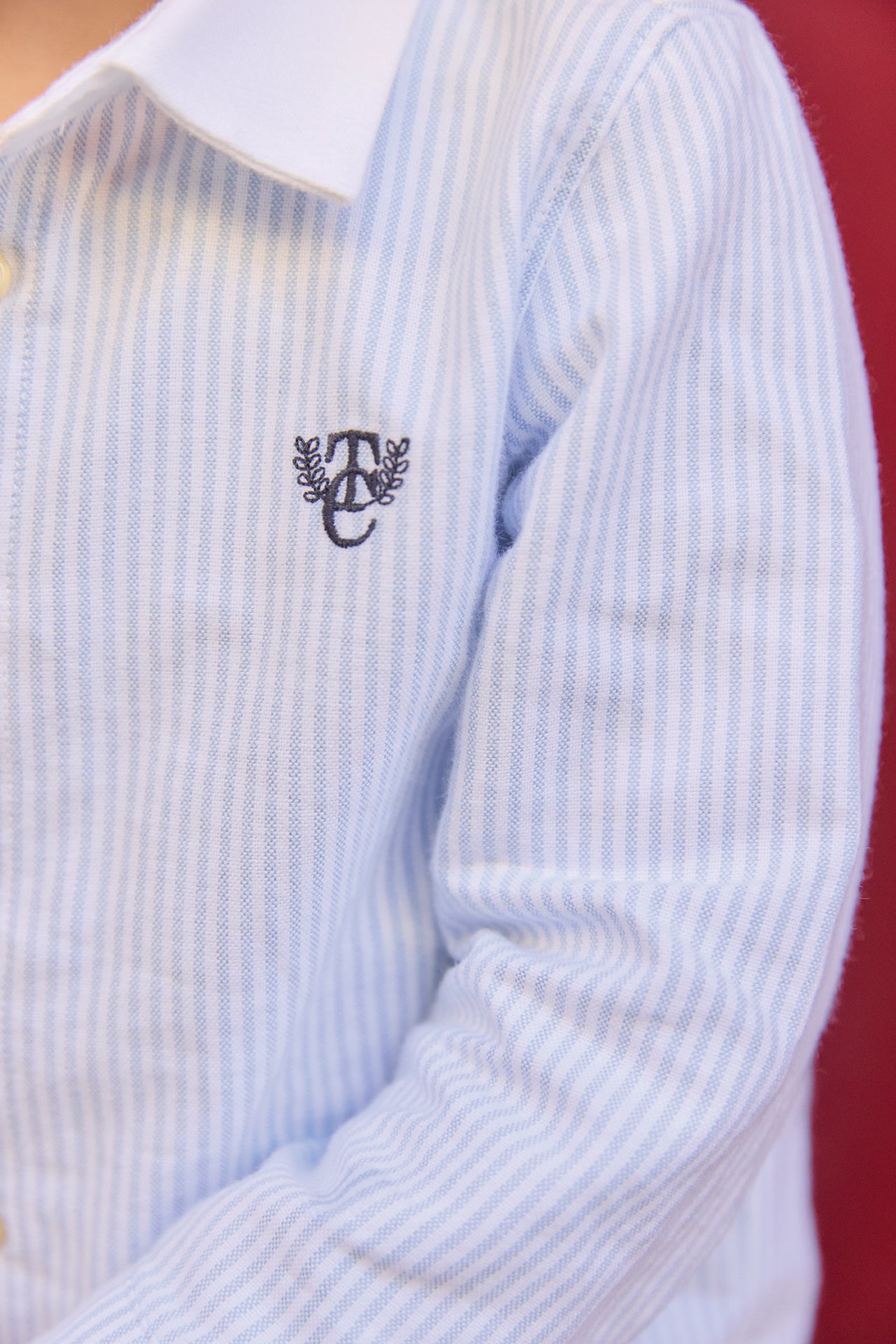 Shirt - Licht blauw TC monogram
